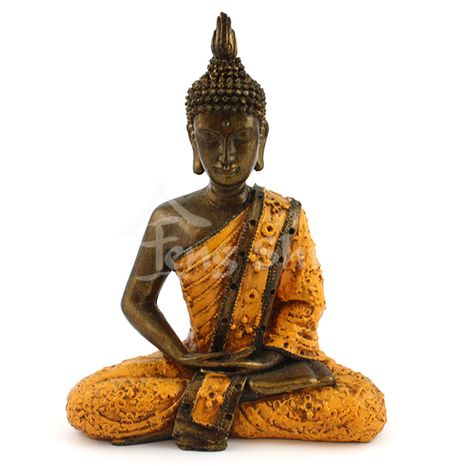 Buddha pokoja Siddhi oranžový 29 cm