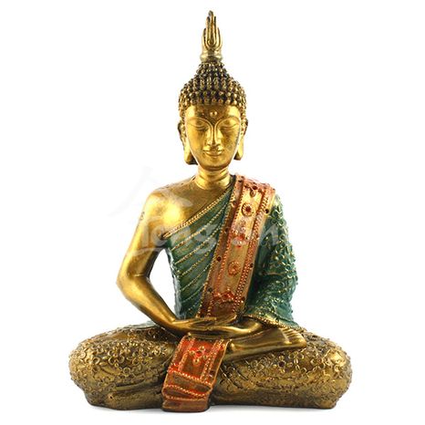 Buddha pokoja Siddhi červeno-modrý 29 cm