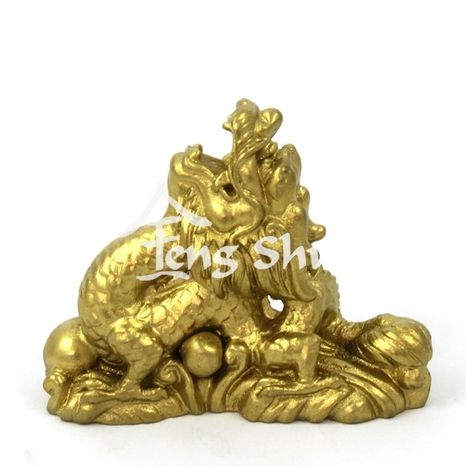 Čínsky drak zlatý, malý 3