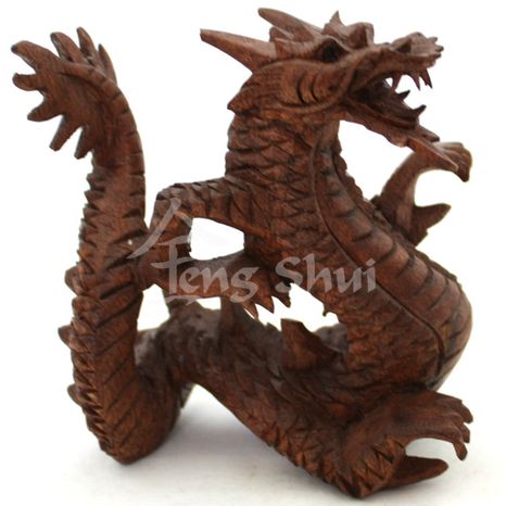 Čínsky drak, drevo