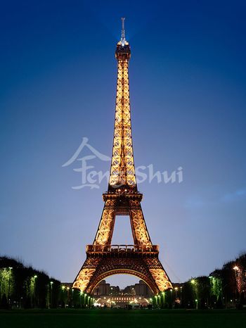 Feng shui fotografia Eiffelova veža