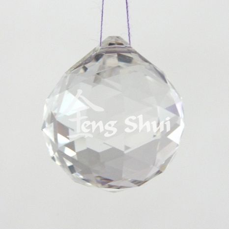Feng shui Krištáľová Guľa 3-hran, 3.5 cm