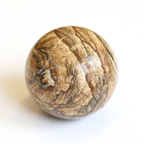 Masážna guľa Jaspis obrázkový 4 cm