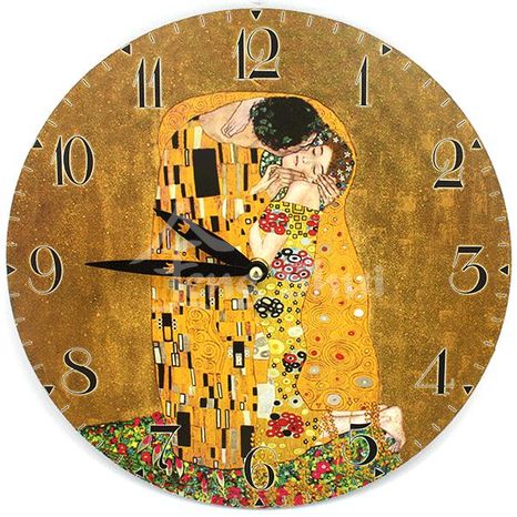 Hodiny Gustav Klimt - Isabell, 14 cm