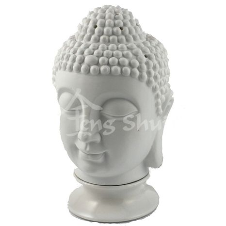 Lampa + Aromalampa Buddha, biela