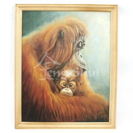 Obraz Opičia matka a mláďa
