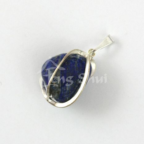 Prívesok Lapis Lazuli (Lazurit), v klietke