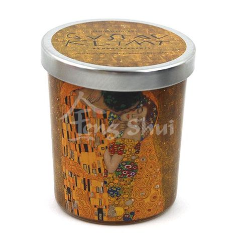 Sviečka voňavá Gustav Klimt v skle+vrchnák