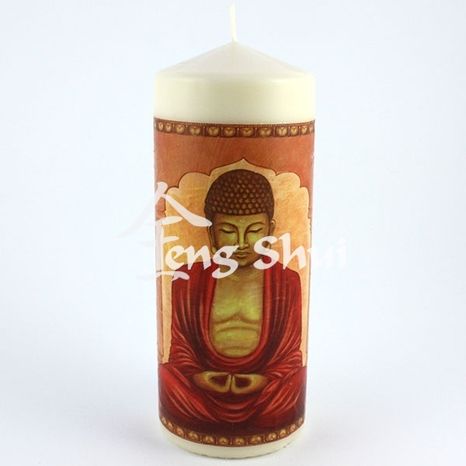 Sviečka Buddha Siddhi v. 20 cm, hand made