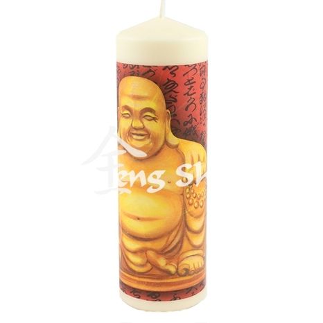Sviečka Buddha v. 25 cm, handmade