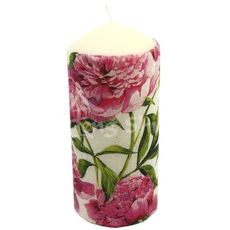 Sviečka Kvety handmade 15 cm
