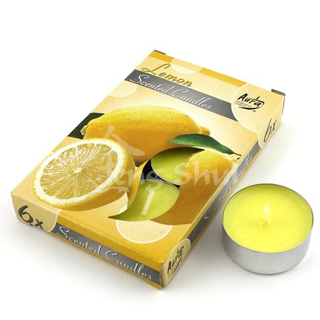 Voňavé čajové sviečky Lemon (Citrón)