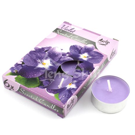 Voňavé čajové sviečky Fialka (Violet)