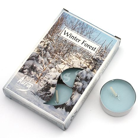 Voňavé čajové sviečky Zimný les
