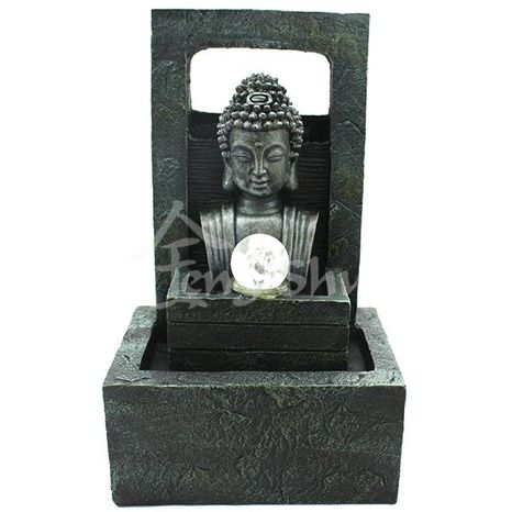 Fontána Buddha s guľou v. 41 cm