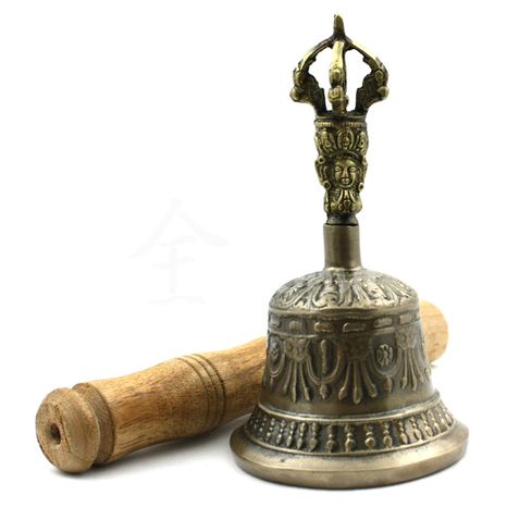 Zvonček tibetský mosadz 13 cm